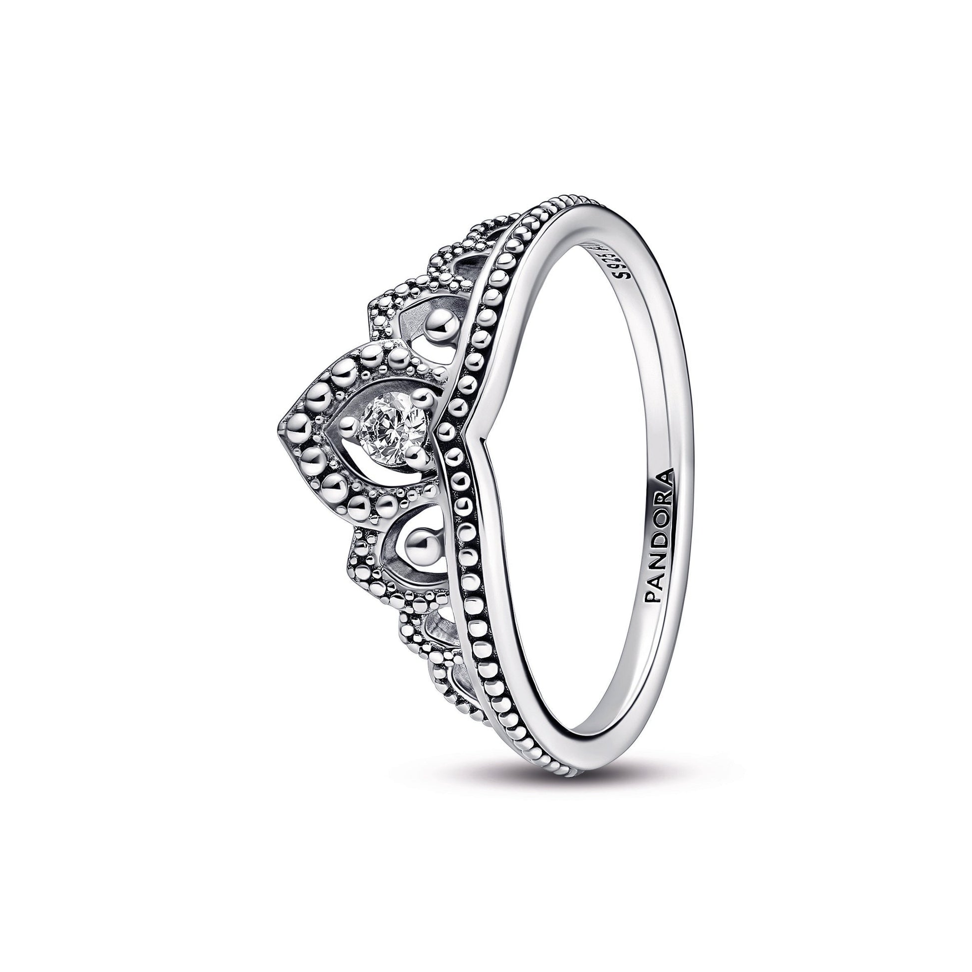 Pandora Regal Beaded Tiara Ring