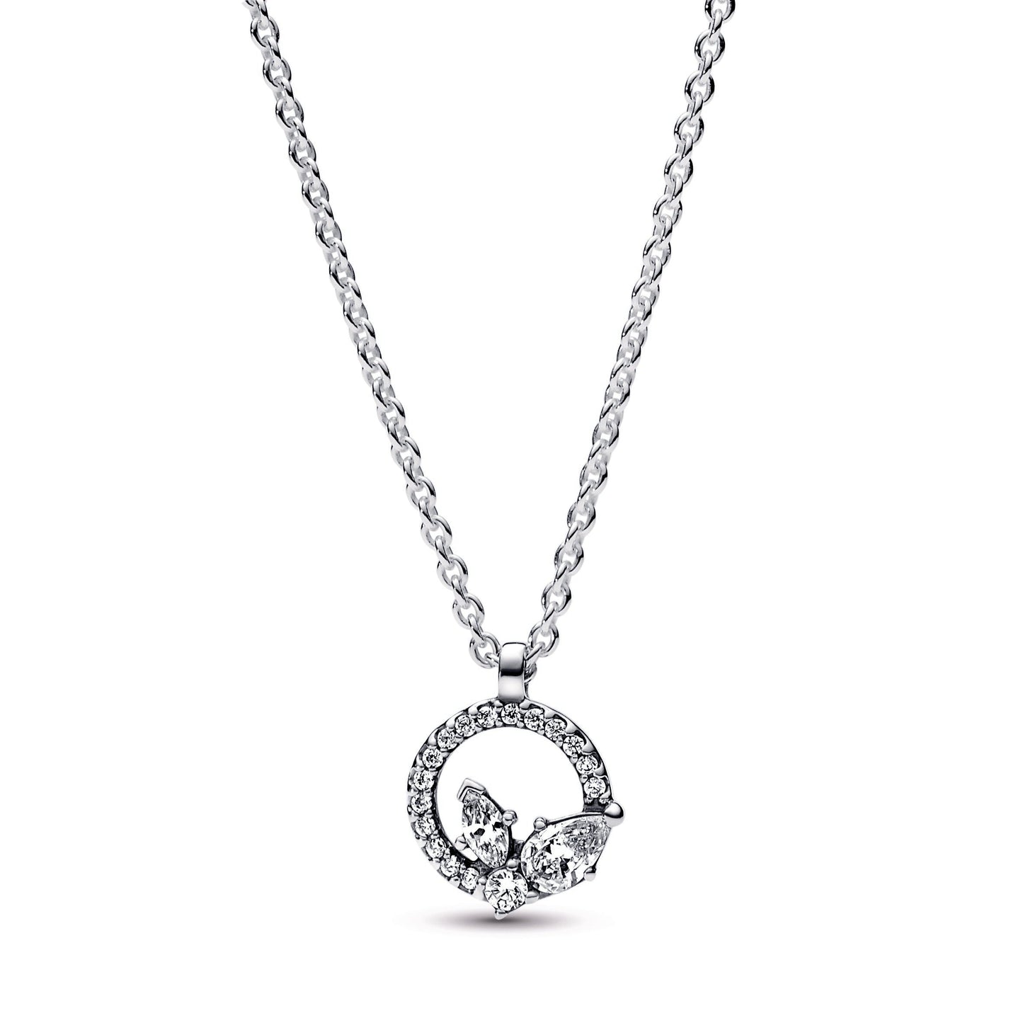 Pandora Sparkling Herbarium Circle & Cluster Pendant Necklace