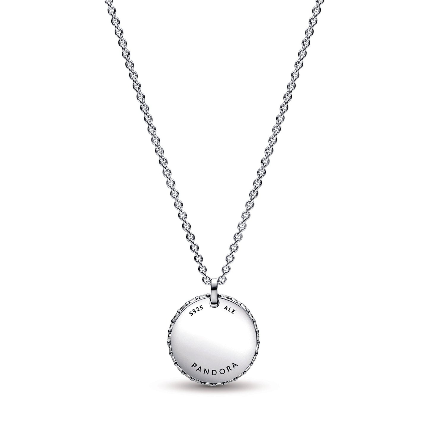 Pandora Timeless Pave Round Pendant Necklace