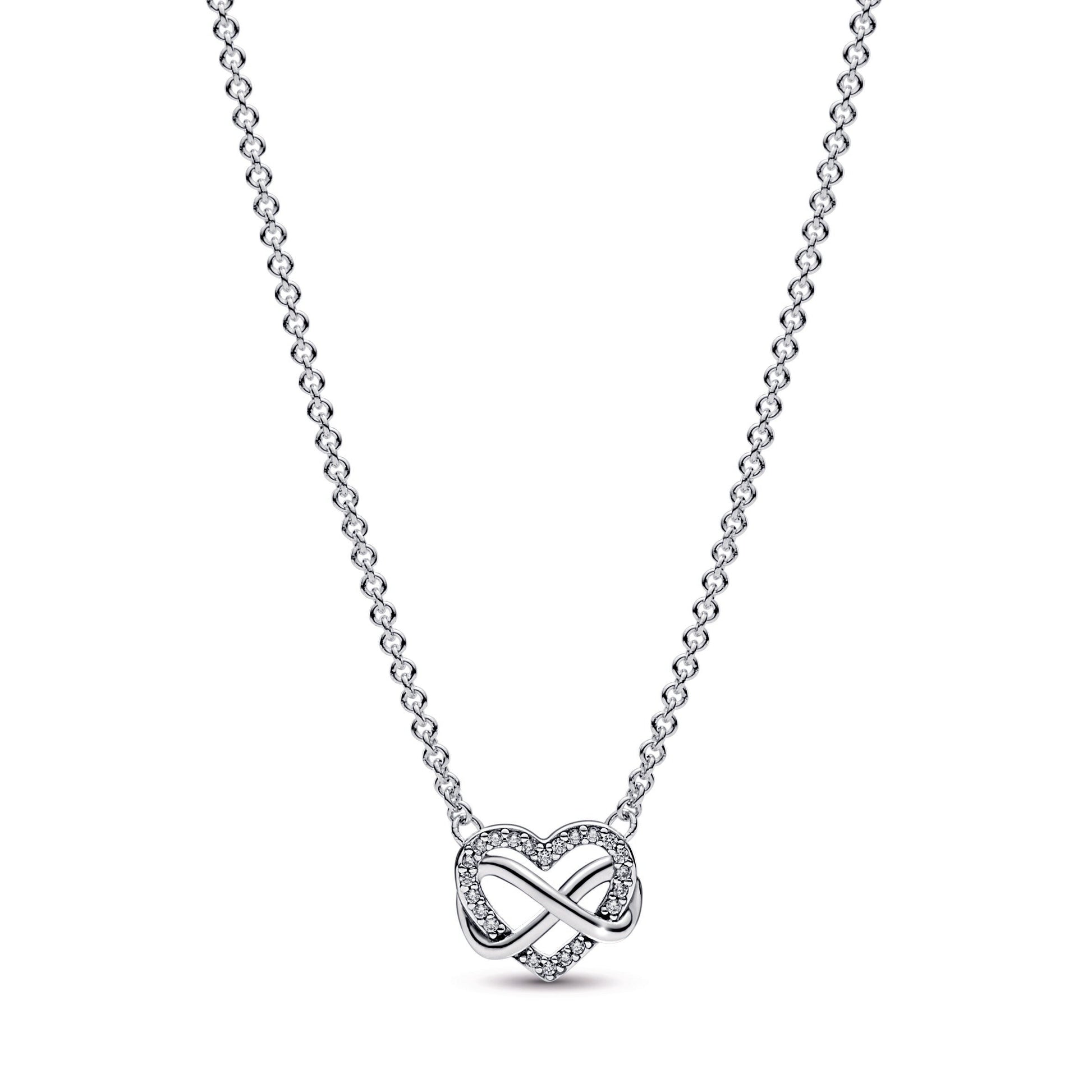 Pandora Sparkling Infinity Heart Collier Necklace