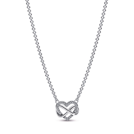 Pandora Sparkling Infinity Heart Collier Necklace