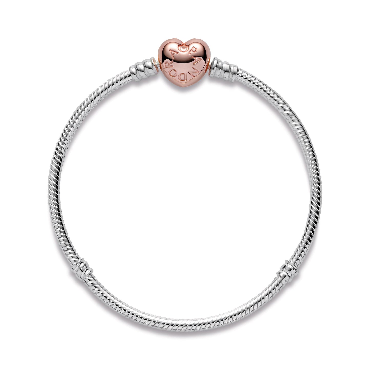 Pandora Moments Heart & Snake Chain Bracelet