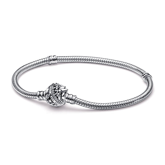 Pandora Disney Tinker Bell Clasp Moments Snake Chain Bracelet