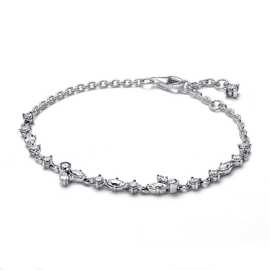 Pandora Sparkling Herbarium Cluster Chain Bracelet