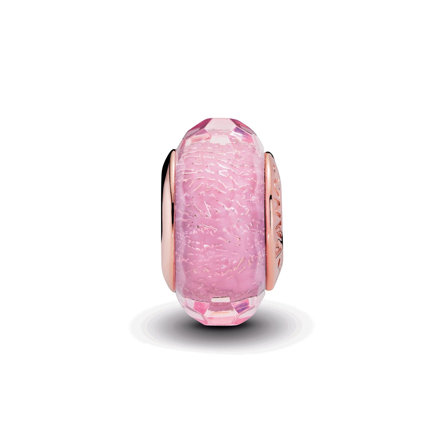 Pandora Faceted Pink Murano Glass Charm