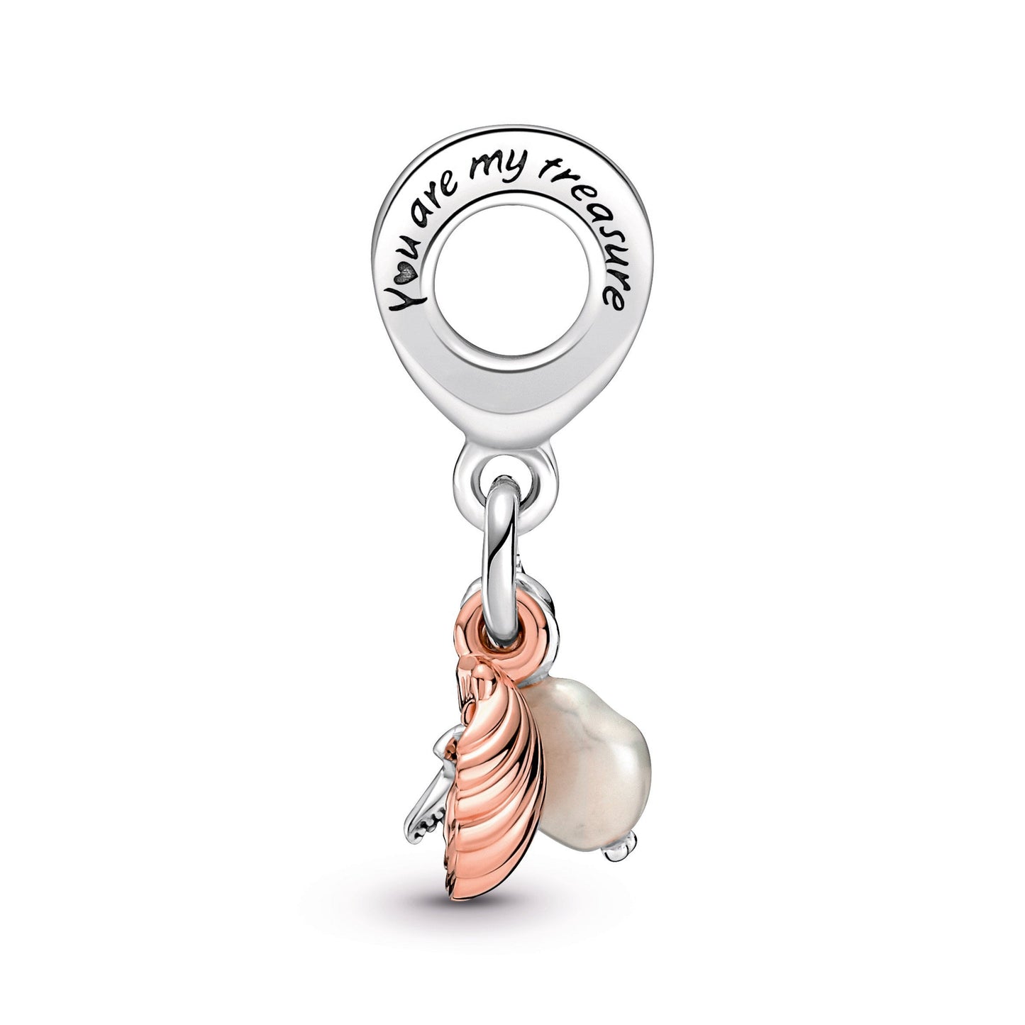 Pandora Freshwater Pearl, Starfish & Shell Triple Dangle Charm