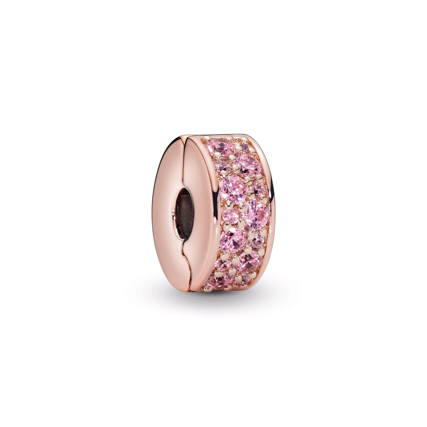 Pandora Pink Pave Clip Charm
