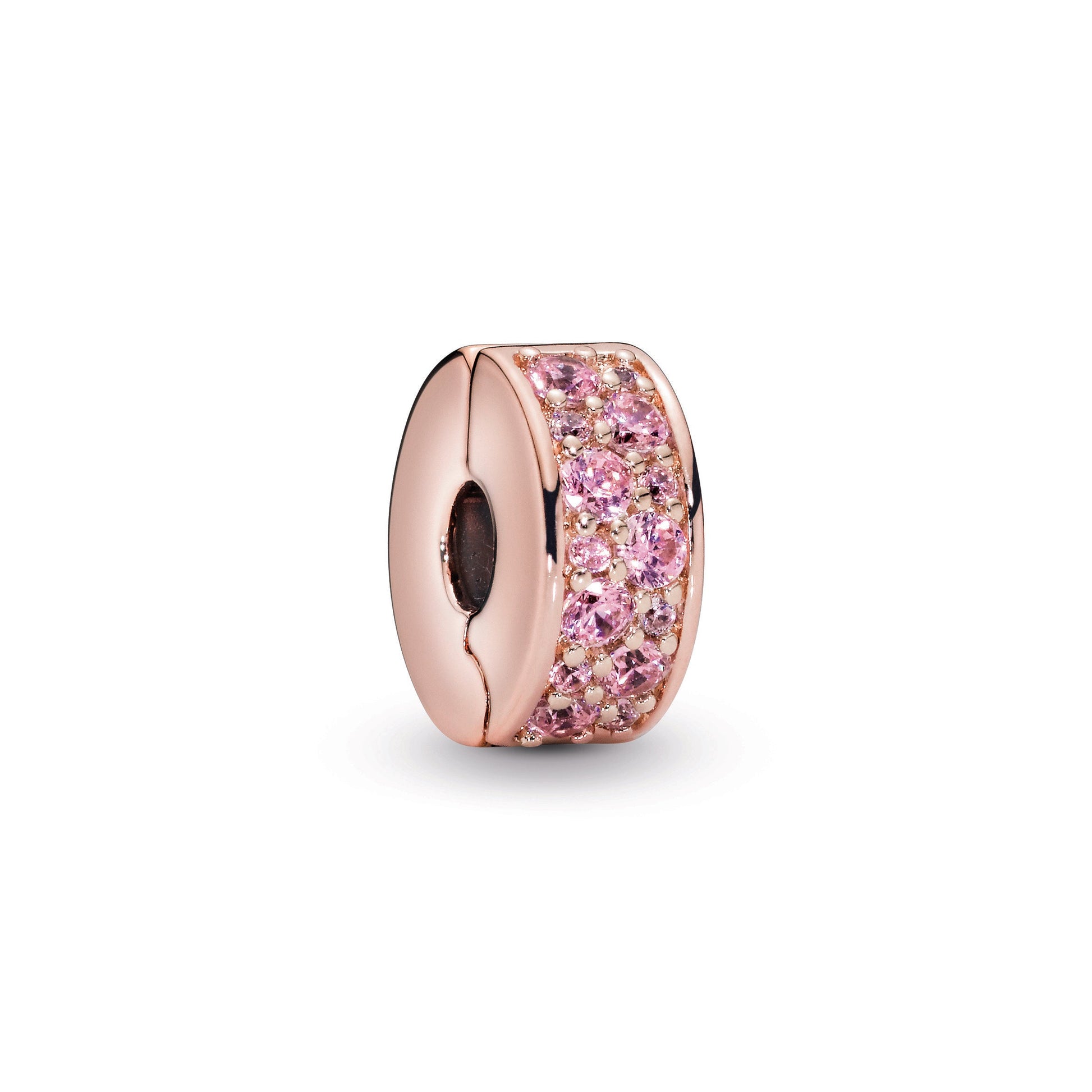 Pandora Pink Pave Clip Charm