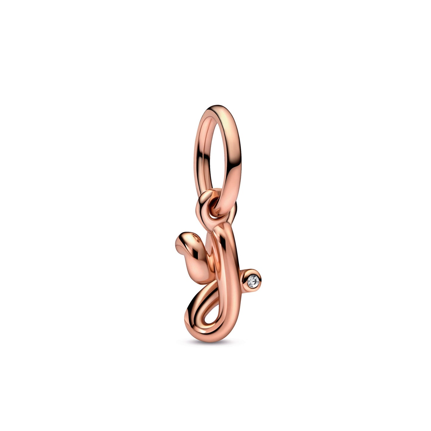 Pandora Letter y Script Alphabet Dangle Charm