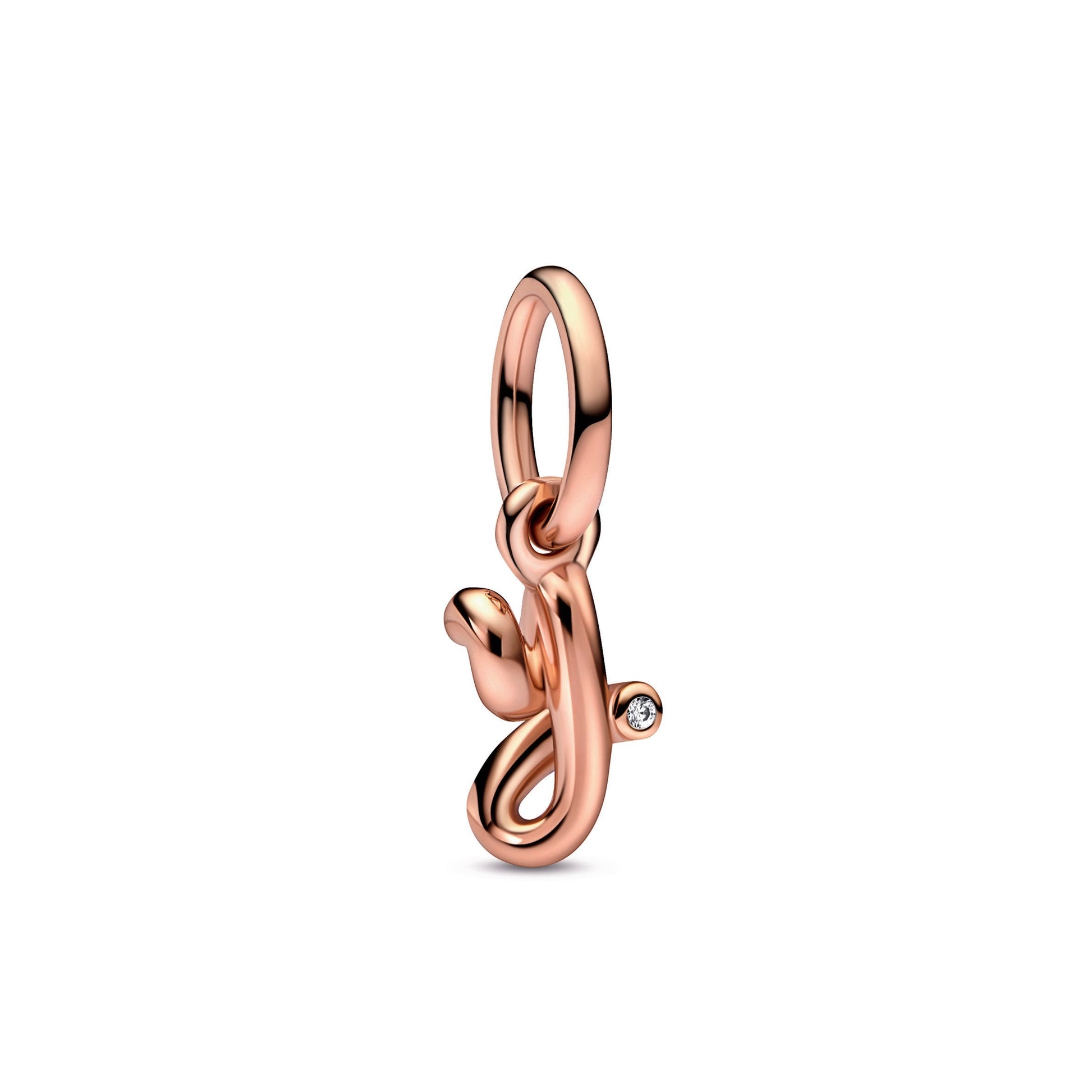 Pandora Letter y Script Alphabet Dangle Charm
