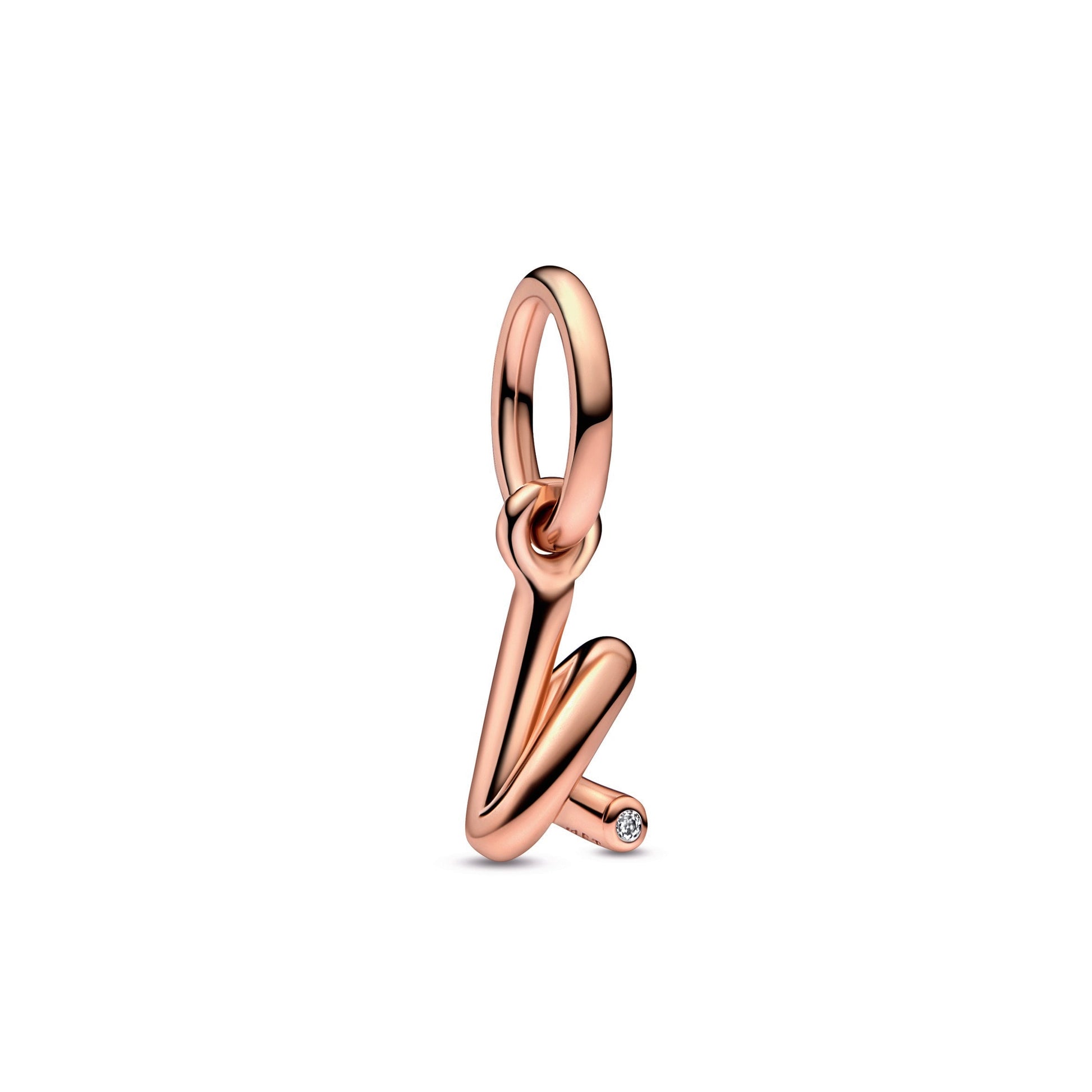 Pandora Letter k Script Alphabet Dangle Charm
