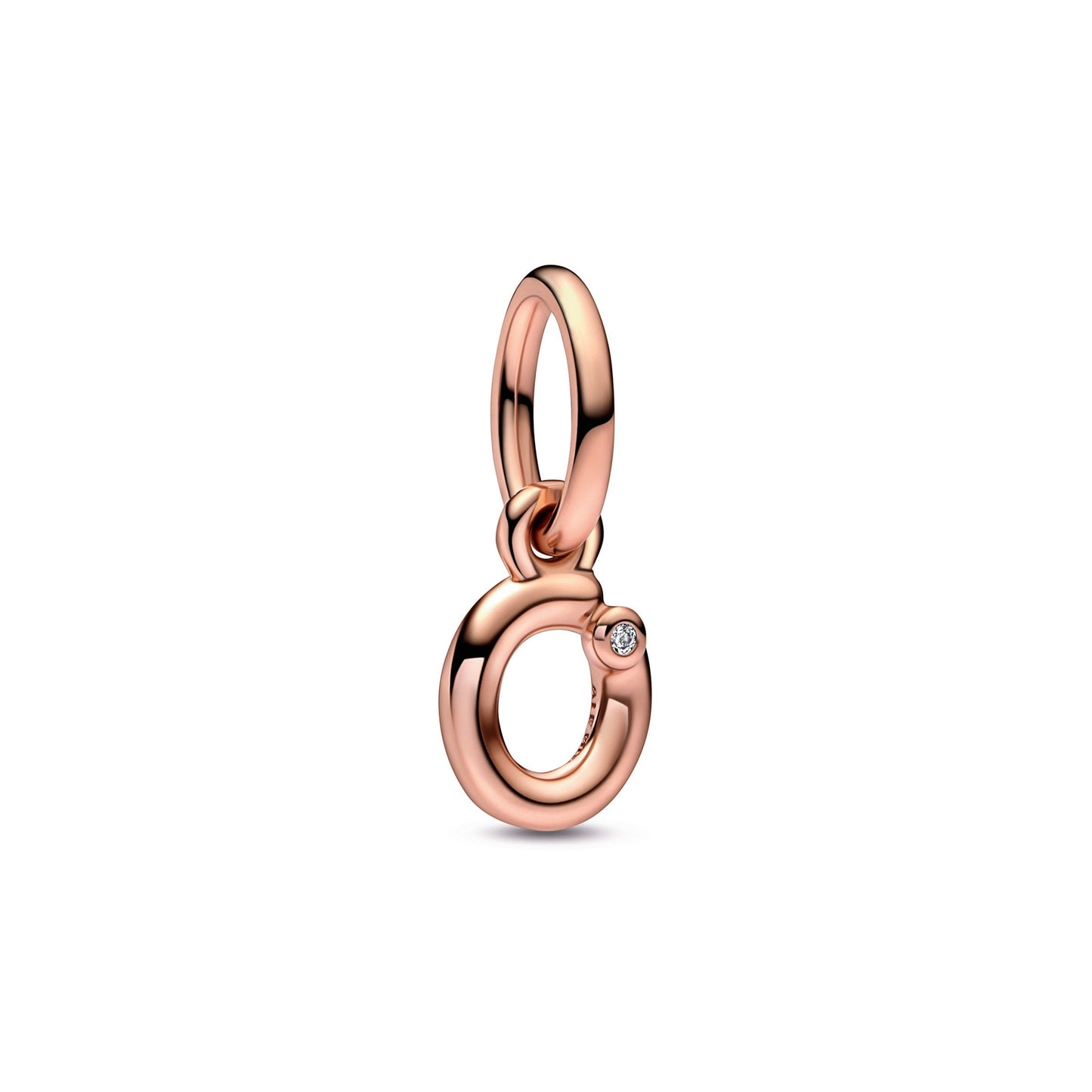 Pandora Letter o Script Alphabet Dangle Charm