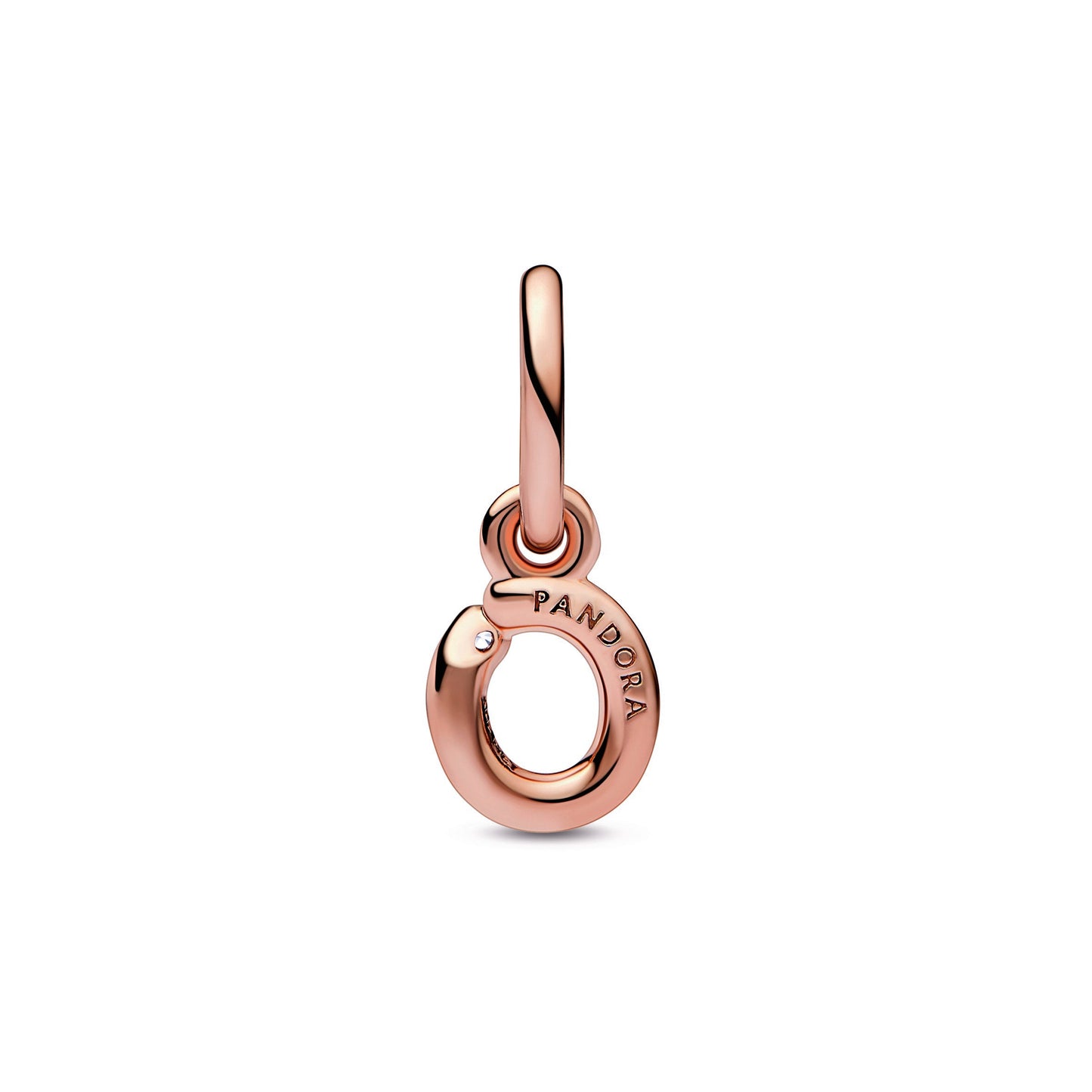Pandora Letter o Script Alphabet Dangle Charm