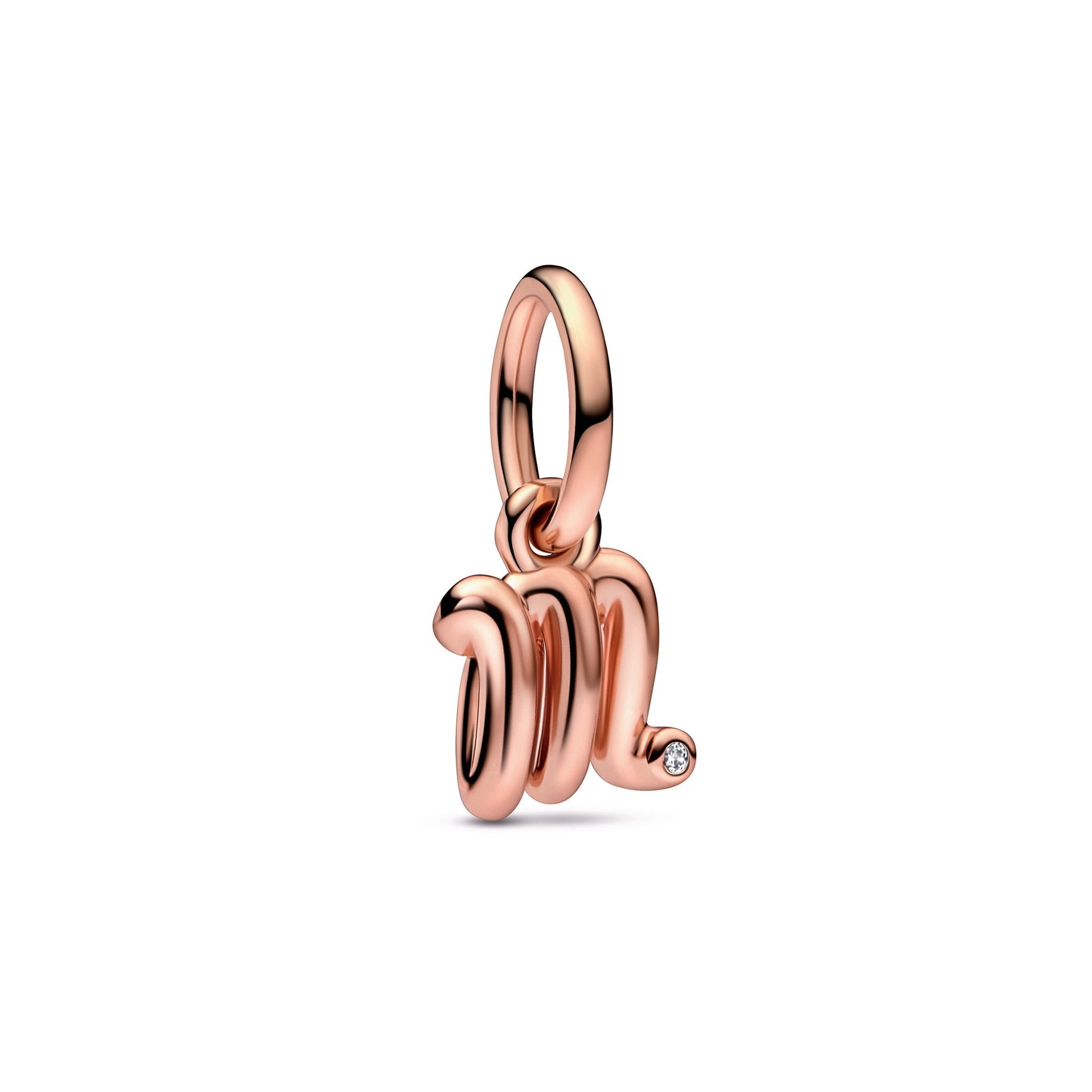 Pandora Letter m Script Alphabet Dangle Charm