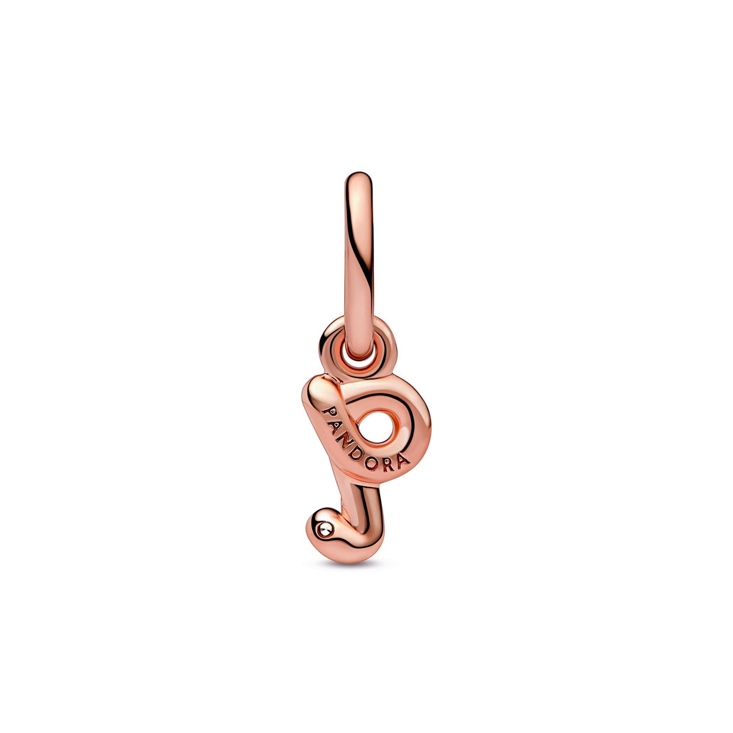 Pandora Letter q Script Alphabet Dangle Charm