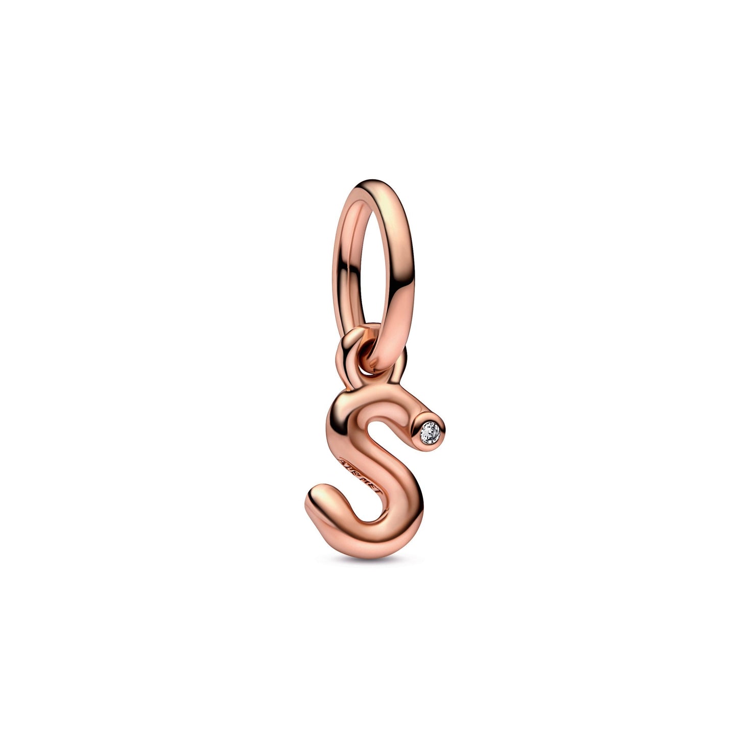 Pandora Letter s Script Alphabet Dangle Charm