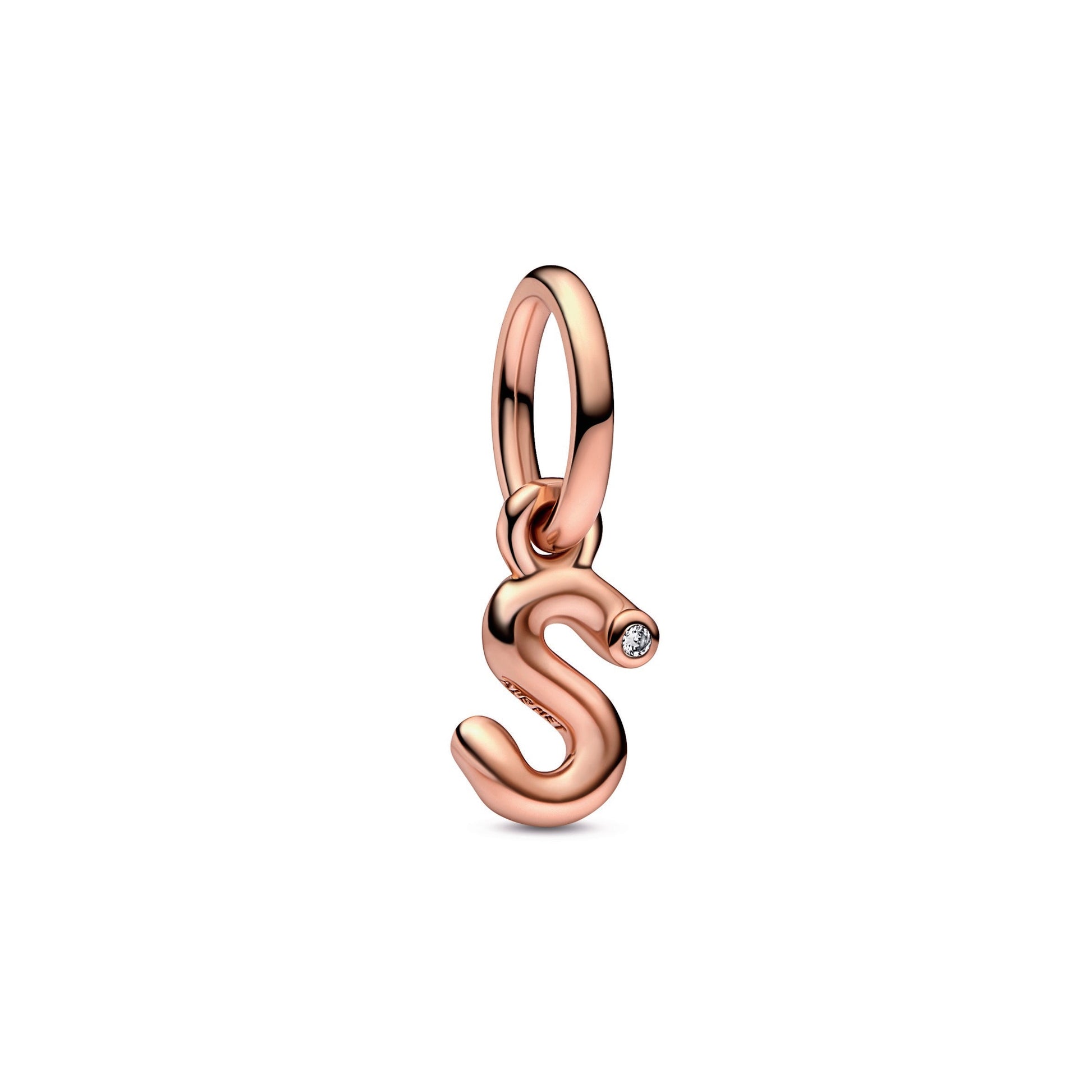 Pandora Letter s Script Alphabet Dangle Charm