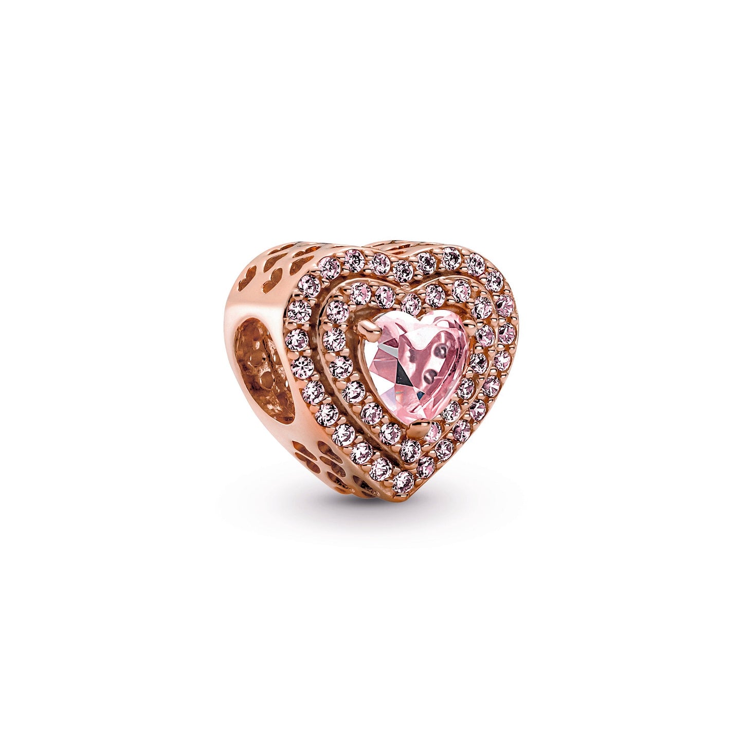 Pandora Sparkling Levelled Heart Charm