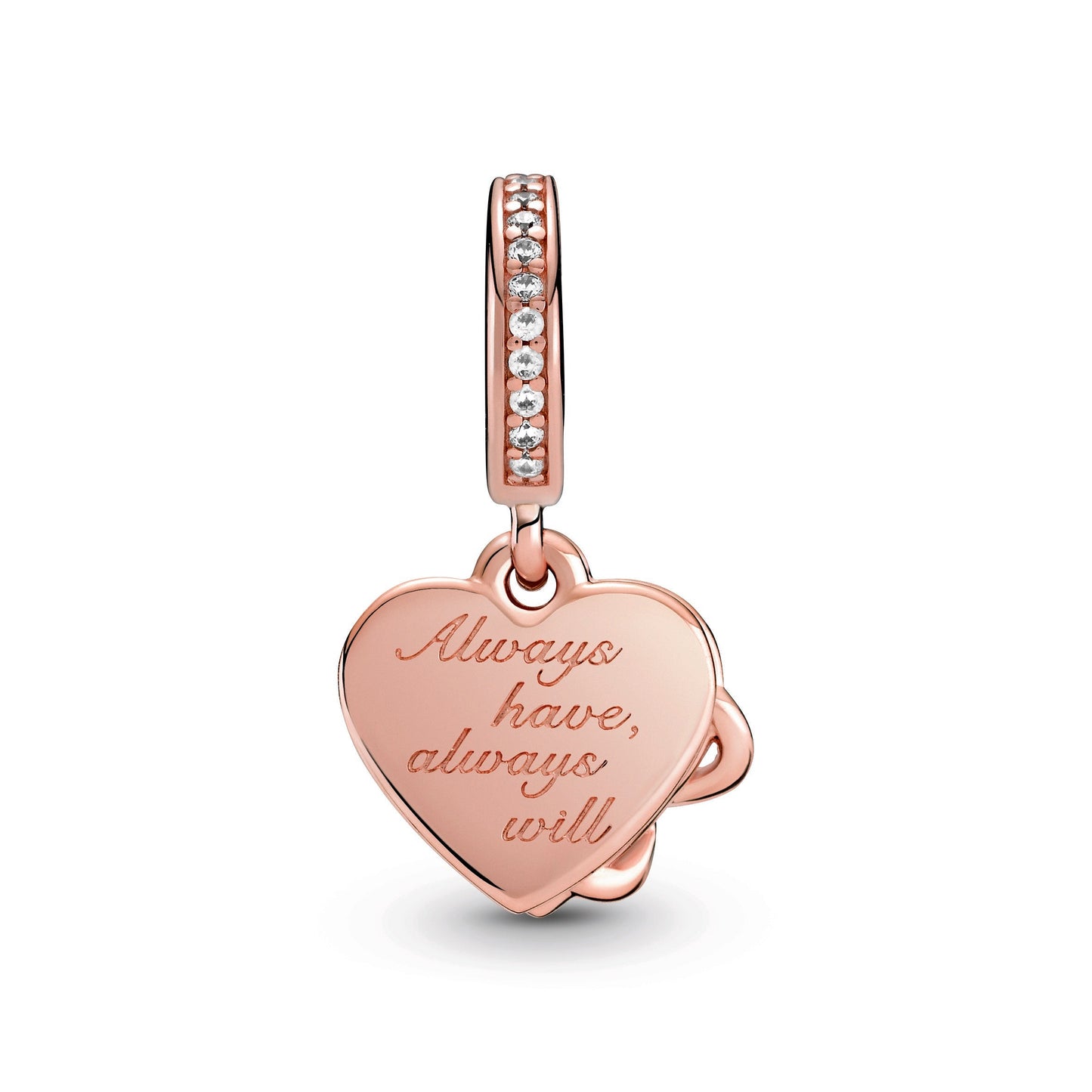 Pandora Love You Infinity Heart Dangle Charm