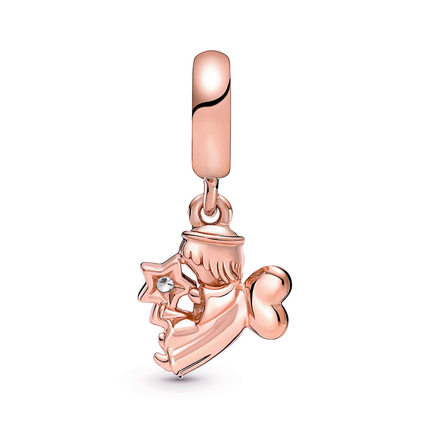 Pandora Heart Winged Angel Dangle Charm