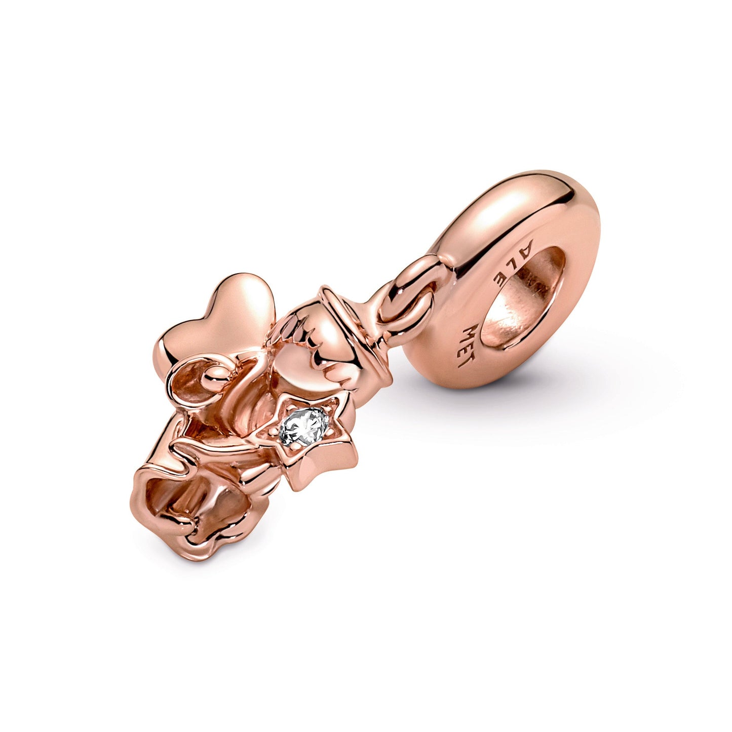 Pandora Heart Winged Angel Dangle Charm