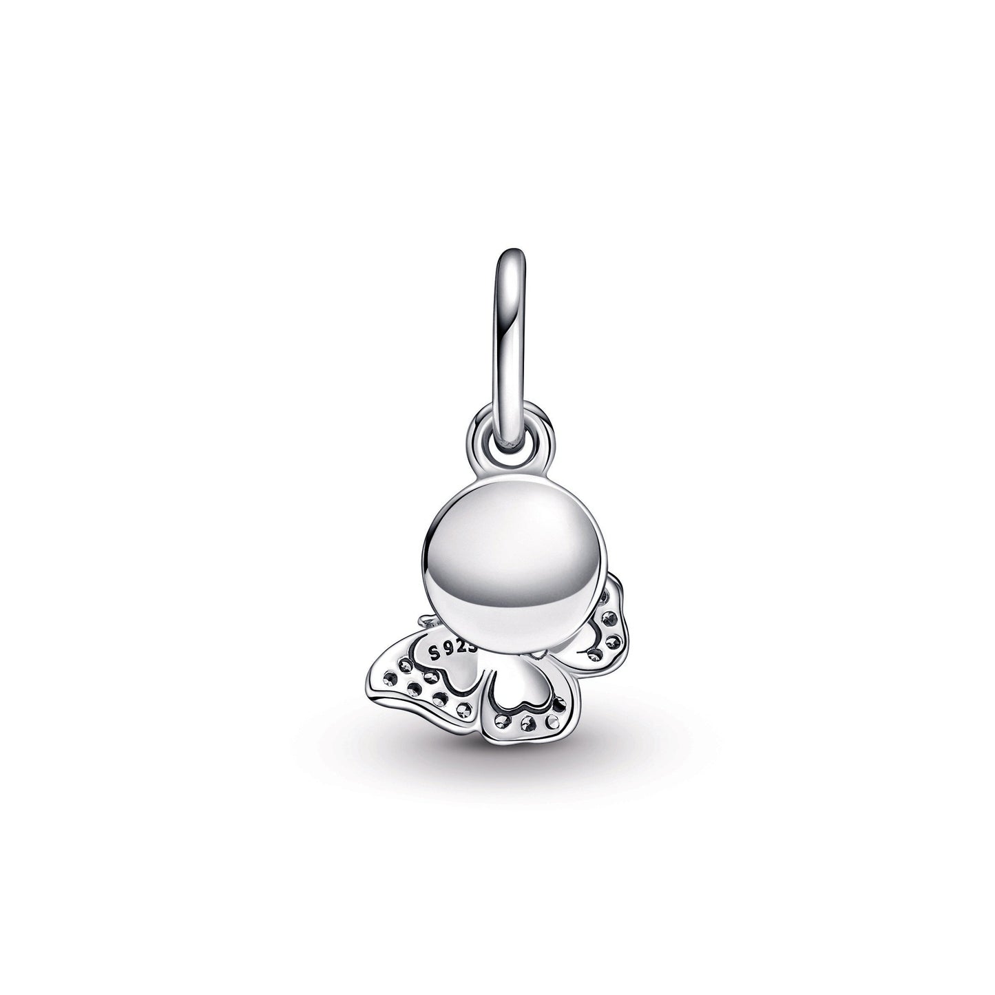 Pandora Blue Butterfly & Quote Double Dangle Charm