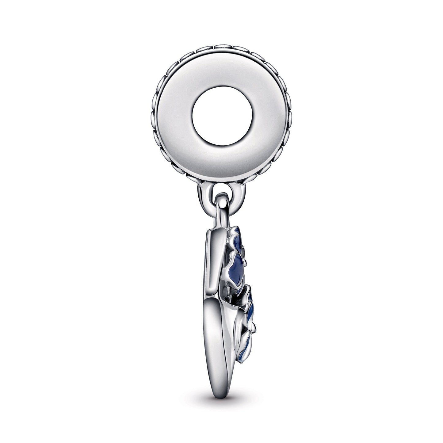 Pandora Pansy Flower Envelope Dangle Charm