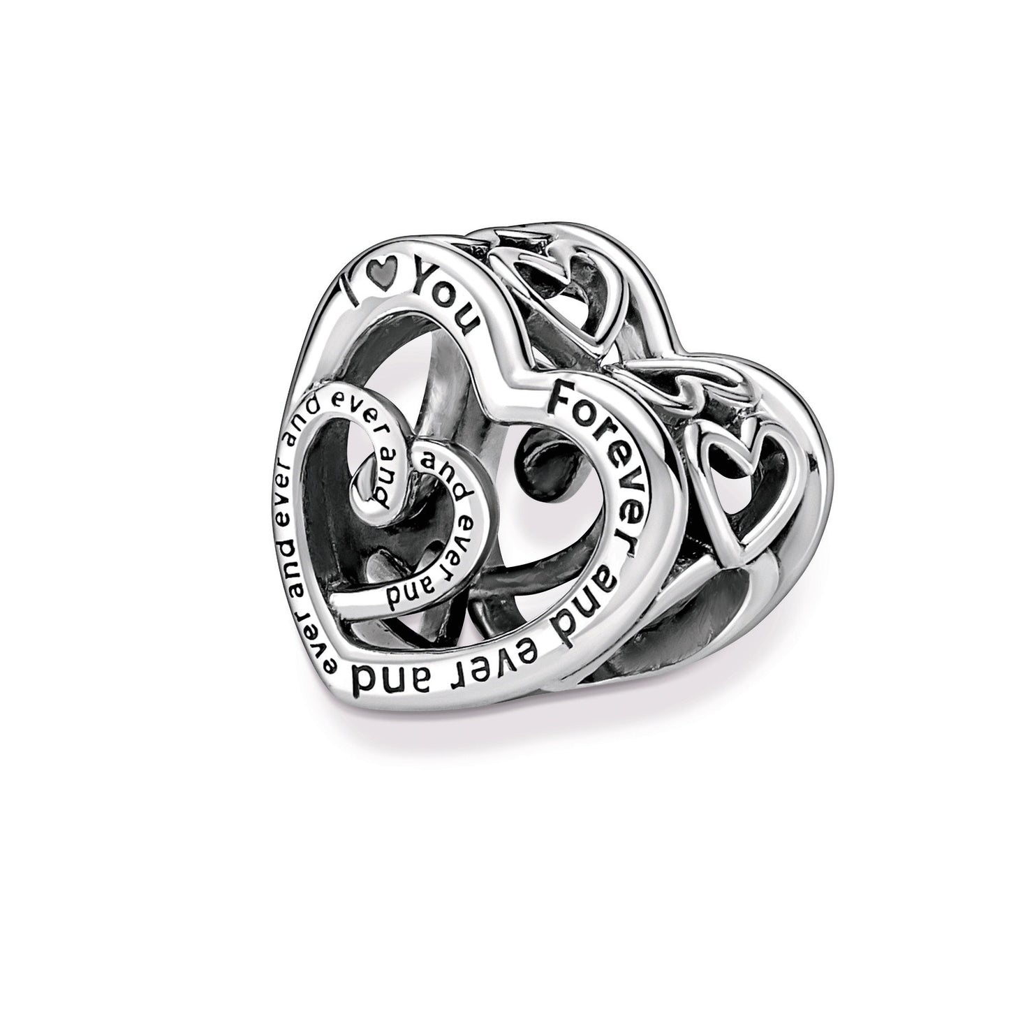 Pandora Entwined Infinite Hearts Charm
