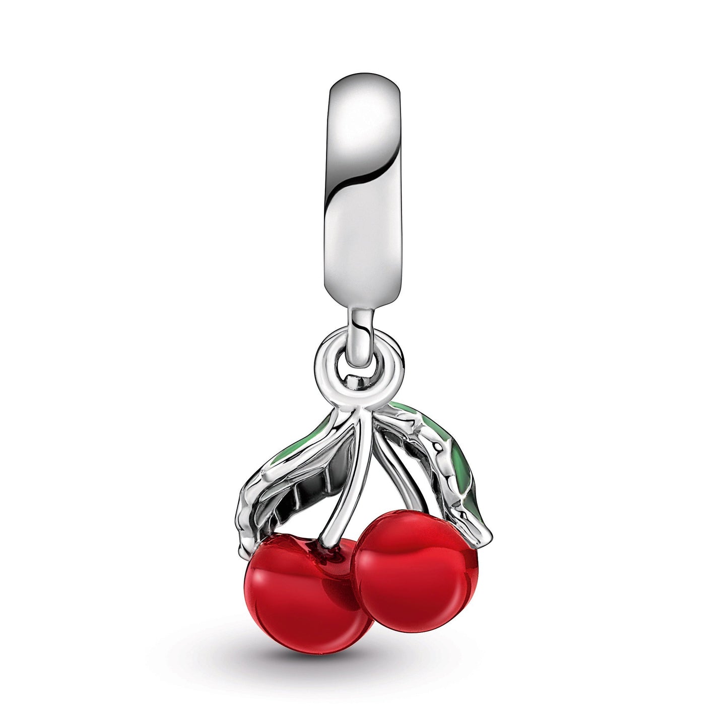 Pandora Asymmetrical Cherry Fruit Dangle Charm