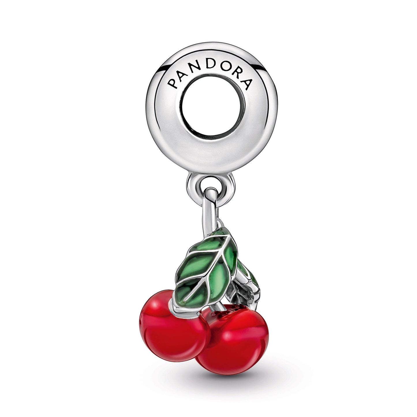 Pandora Asymmetrical Cherry Fruit Dangle Charm