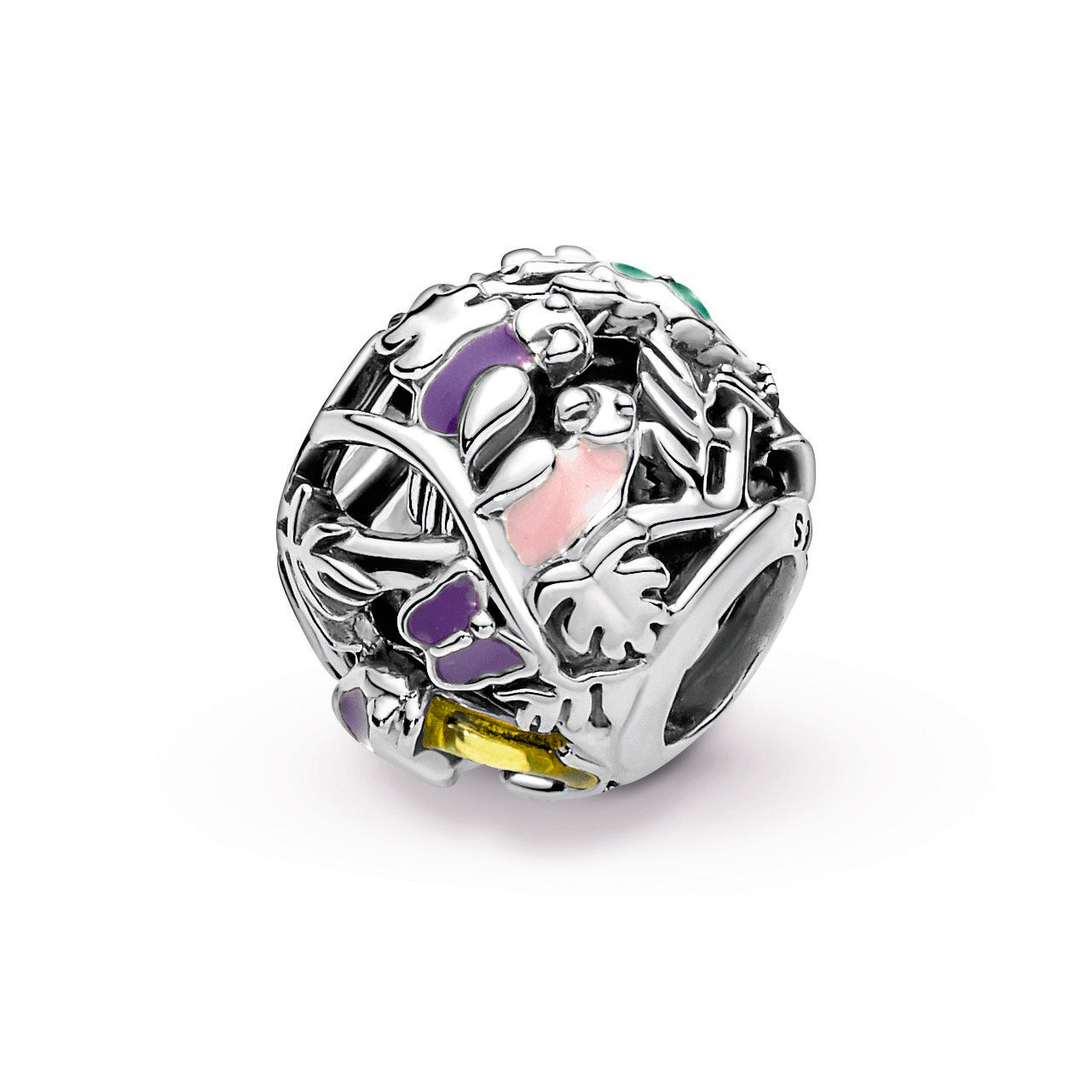 Pandora Jungle Creatures & Leaves Charm