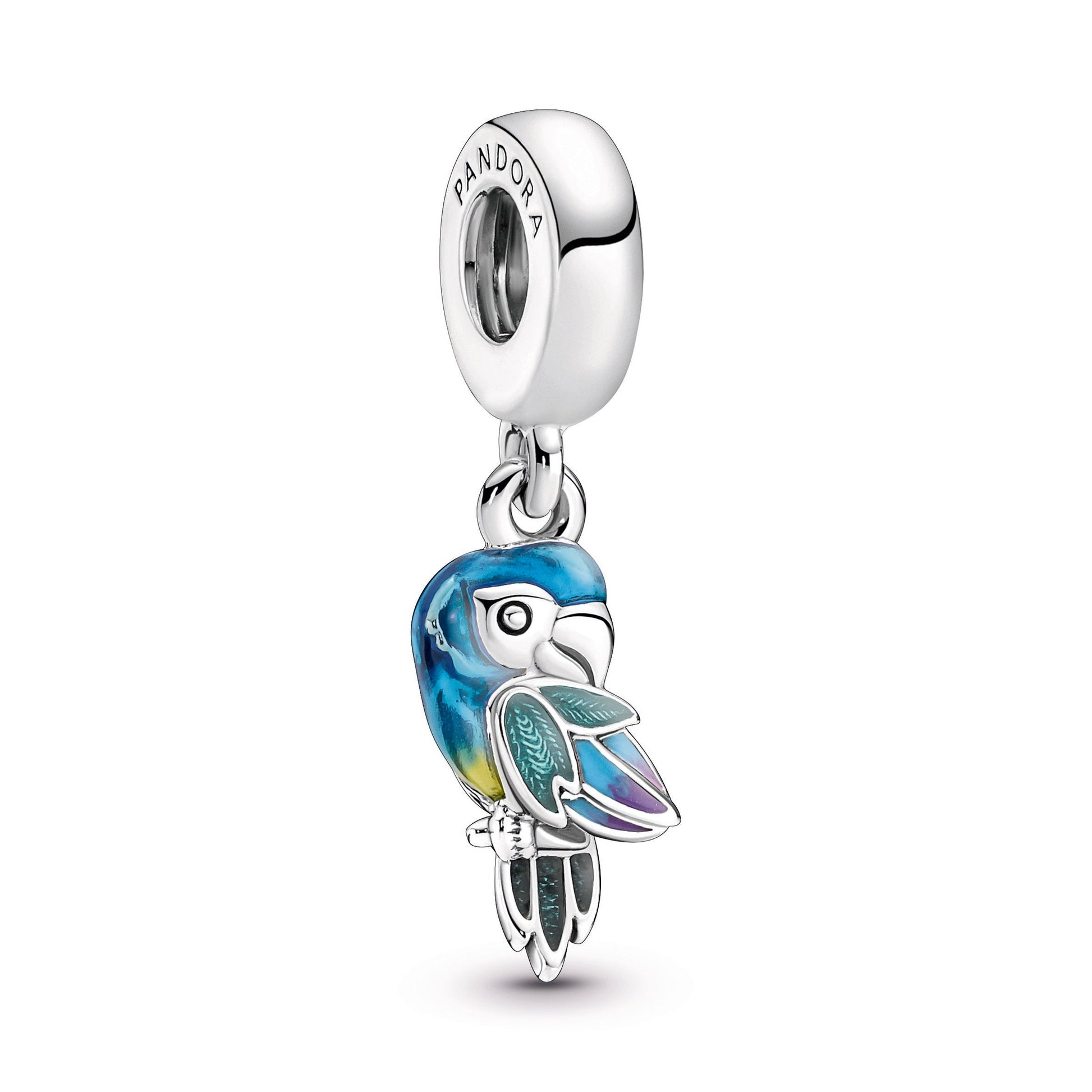 Pandora Jungle Paradise Parrot Dangle Charm