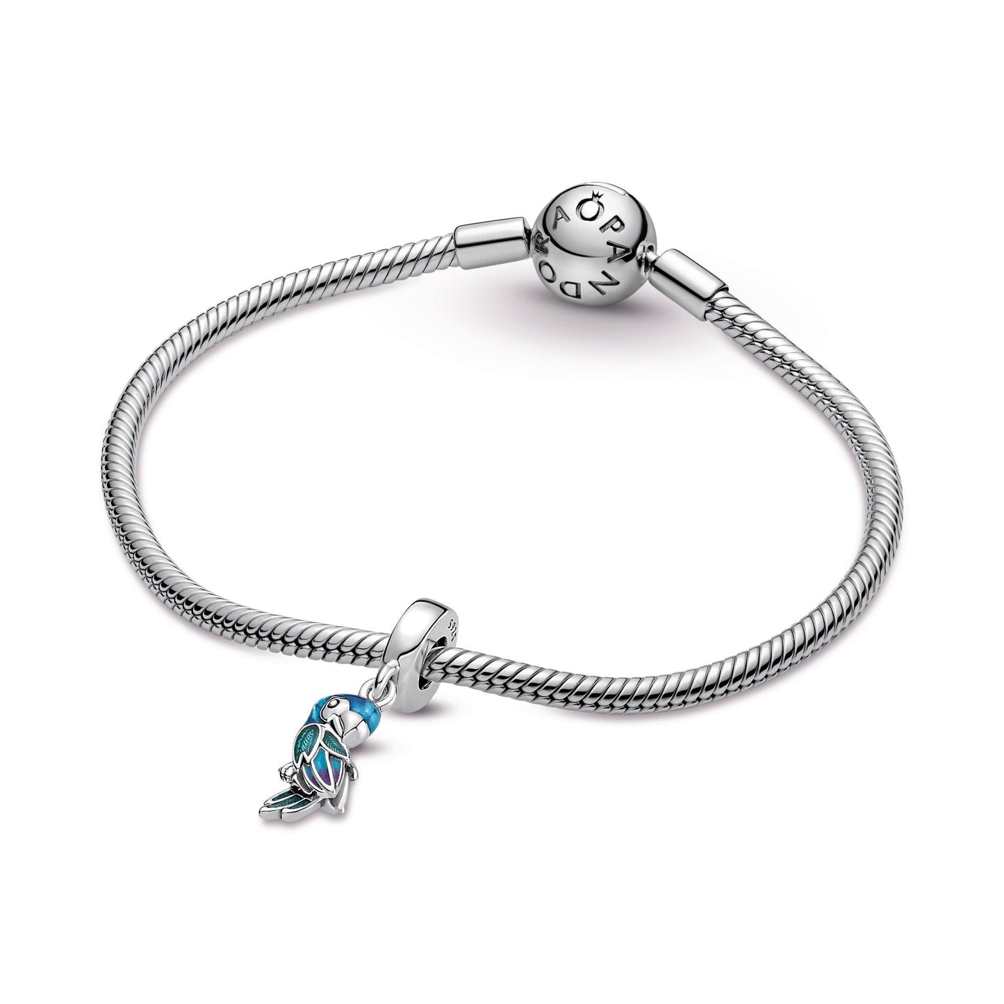 Pandora Jungle Paradise Parrot Dangle Charm