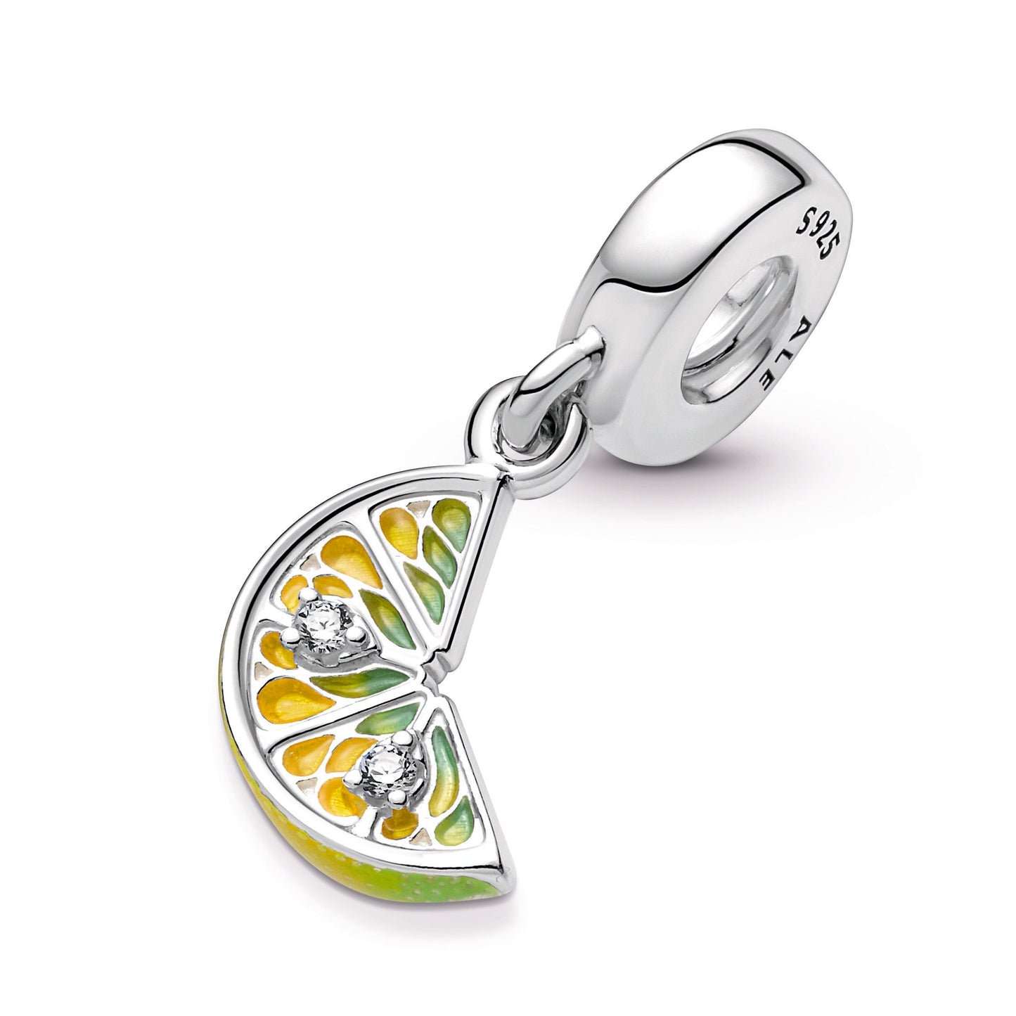 Pandora Lemon Slice Sparkling Fruit Dangle Charm