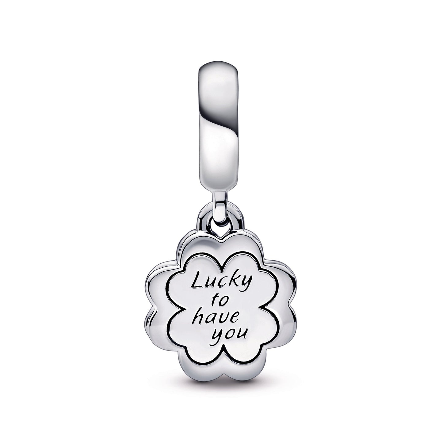 Pandora Four-leaf Clover Friendship Double Dangle Charm