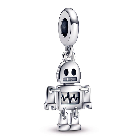 Pandora Bestie Bot Robot Dangle Charm