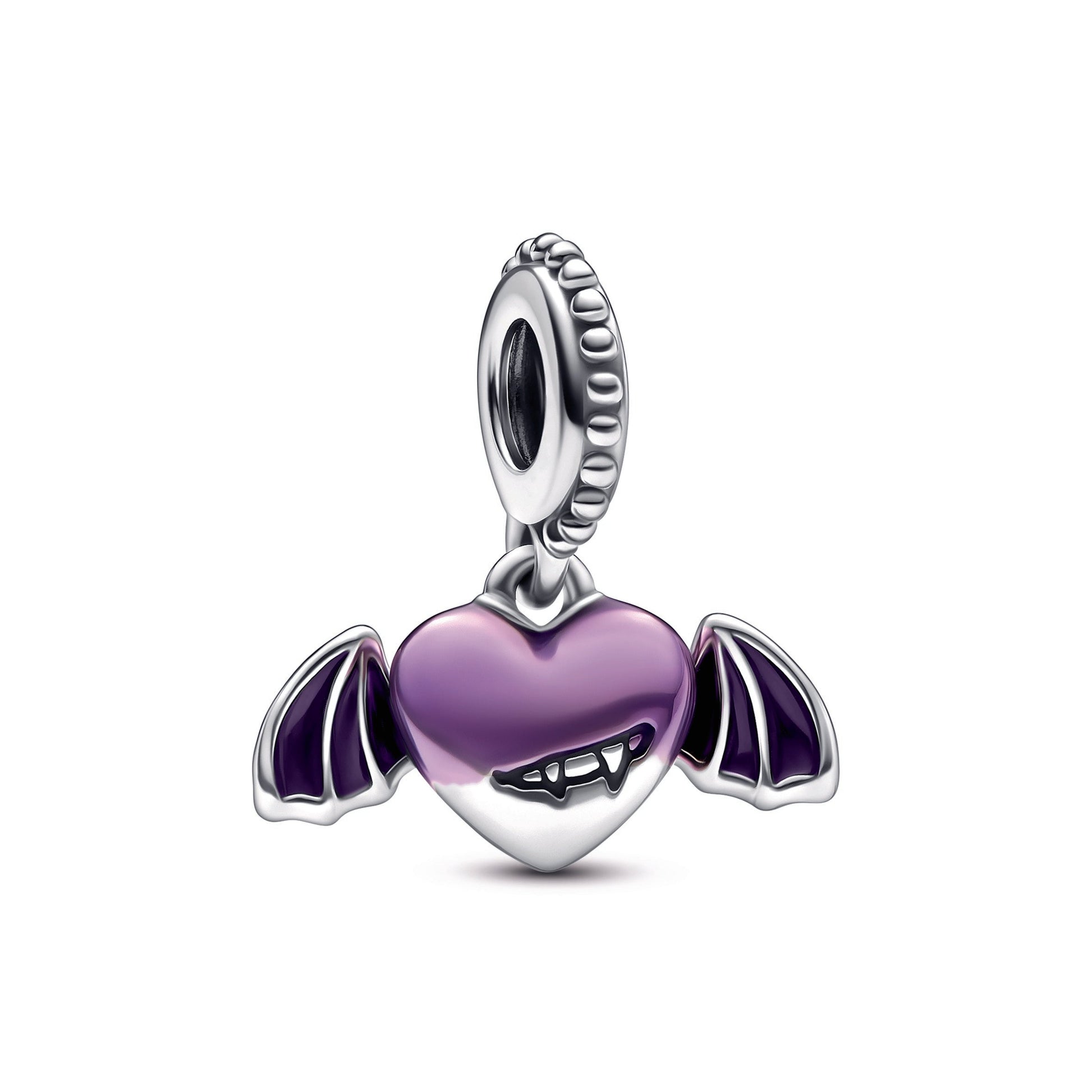 Pandora Vampire Winged Heart Dangle Charm