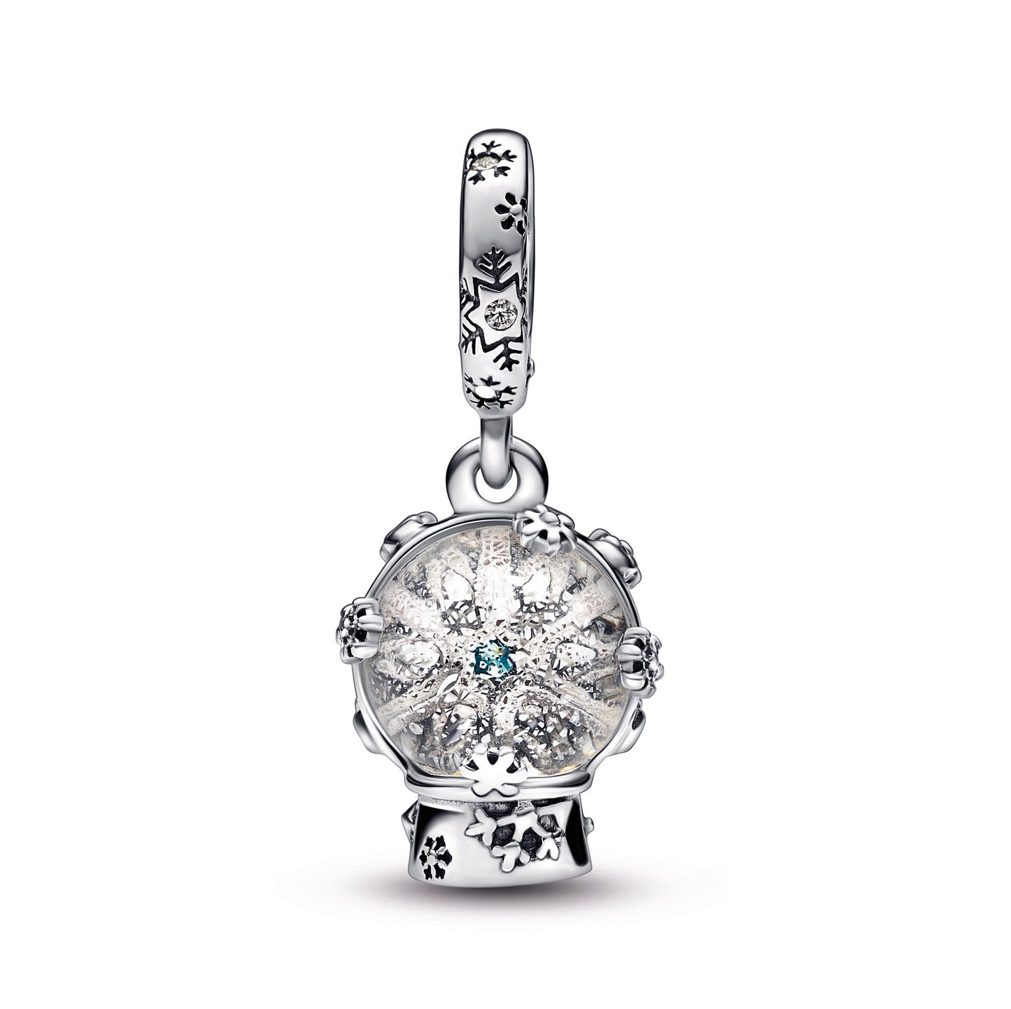Pandora Snowflake Snowglobe Dangle Charm