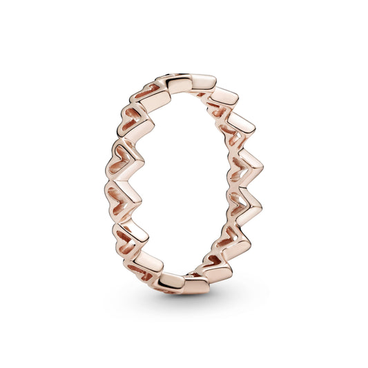 Pandora Freehand Hearts Ring