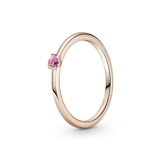 Pandora Pink Solitaire Ring
