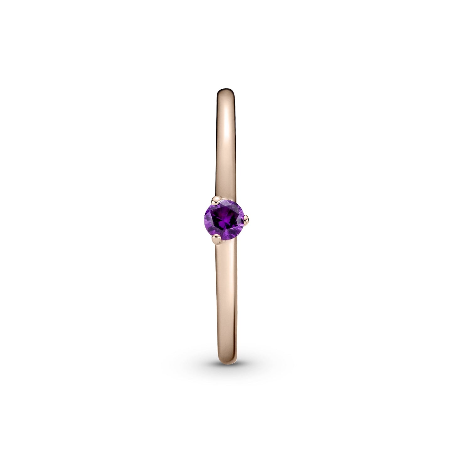 Pandora Purple Solitaire Ring
