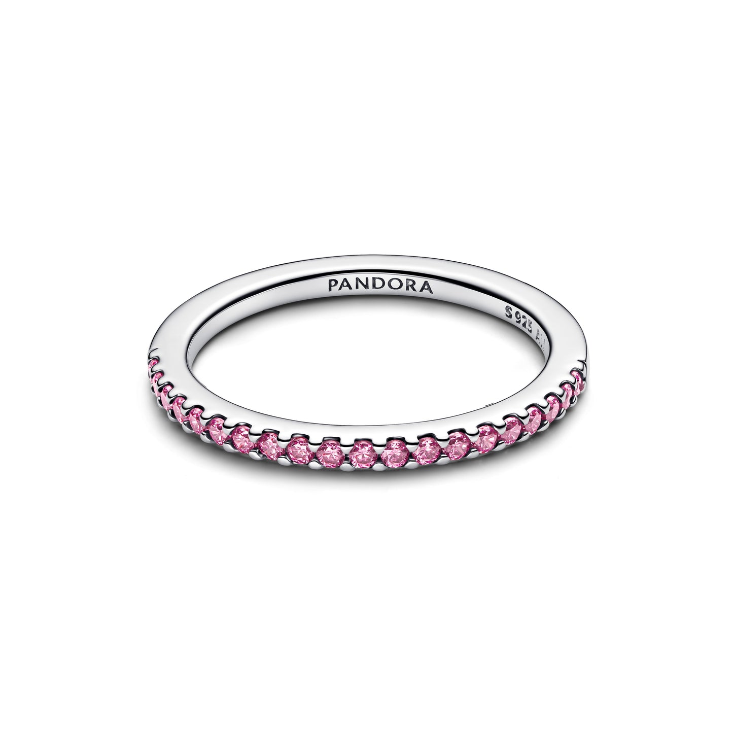 Pandora Sparkling Pink Band Ring