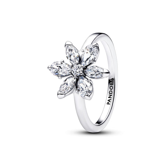Pandora Herbarium Sparkling Flower Cocktail Ring