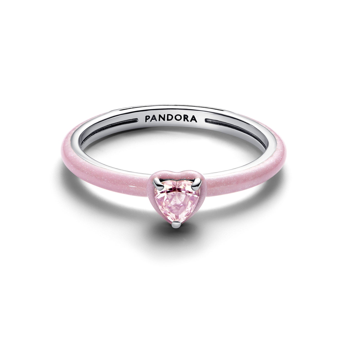 Pandora Pink Chakra Heart Ring
