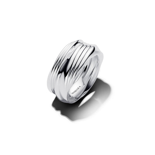 Pandora Twisted Double Ring