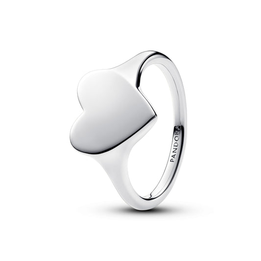 Pandora Engravable Heart Ring