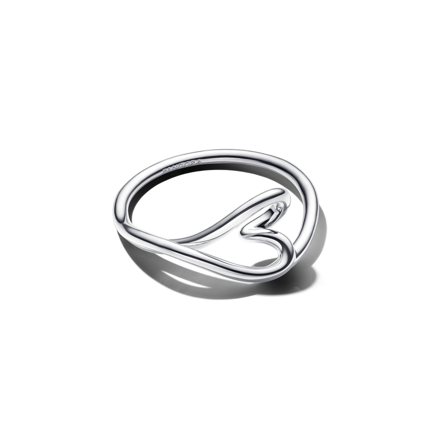Pandora Organically Shaped Heart Small Ring