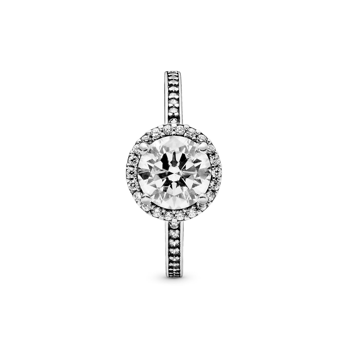 Pandora Round Sparkle Halo Ring
