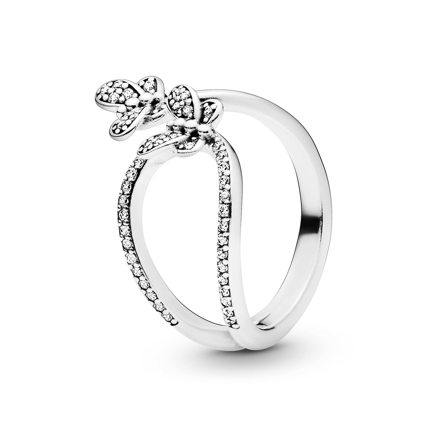 Pandora Sparkling Butterfly Open Ring
