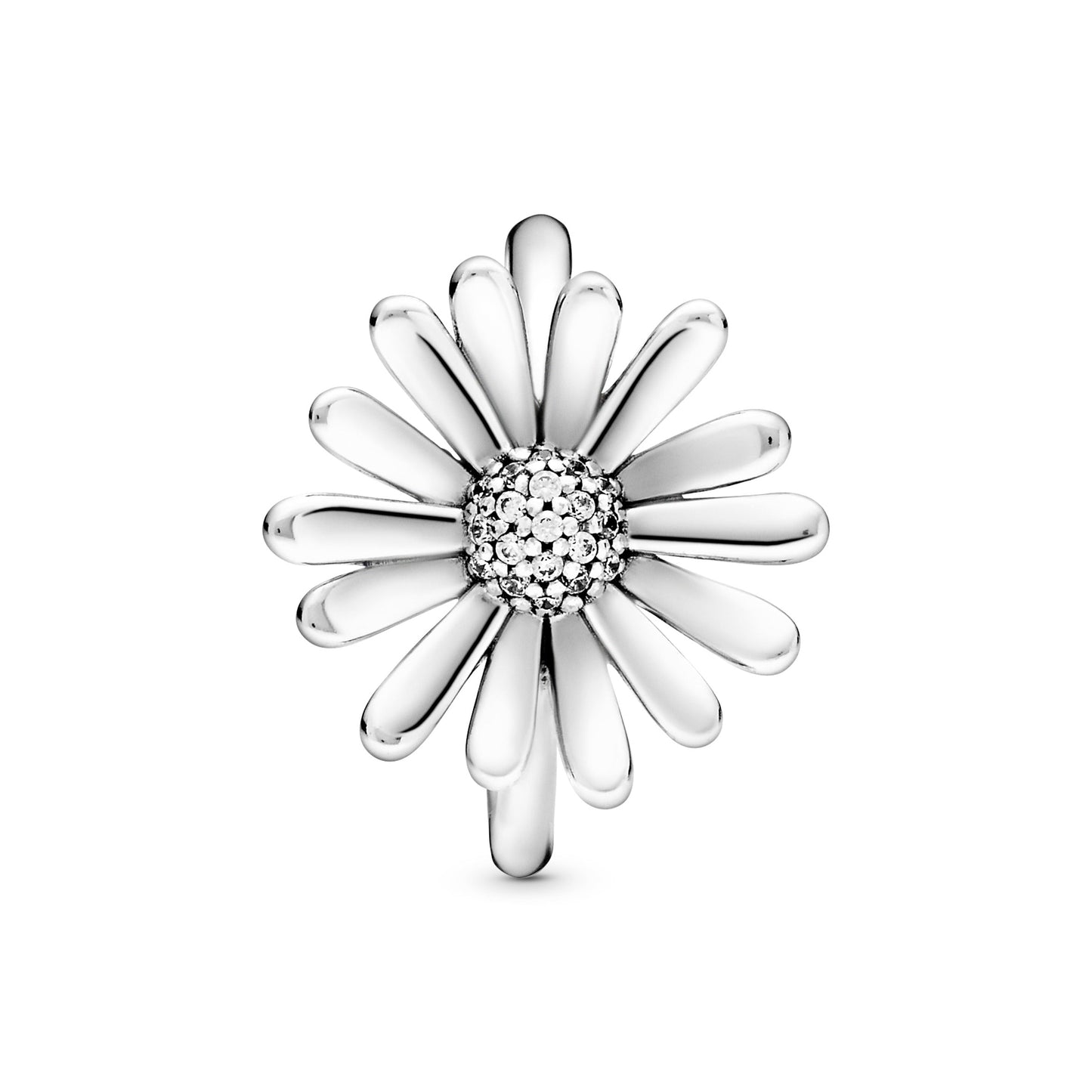 Pandora Pave Daisy Flower Statement Ring